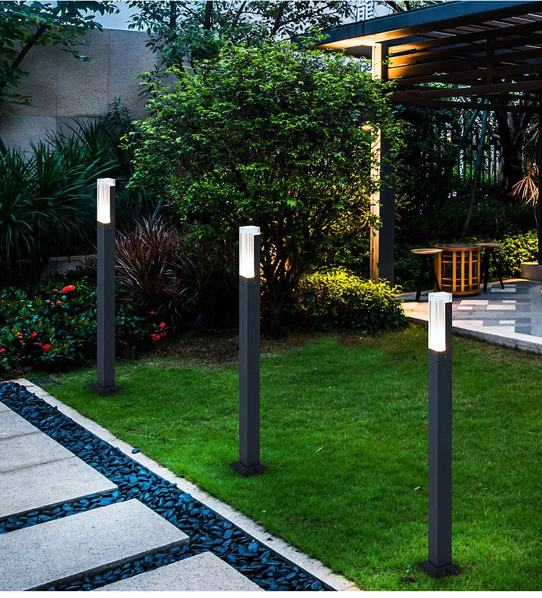 Outdoor Waterproof Lawn Lamp Modern Minimalist Villa Garden Lights Community Courtyard Path LED Landscape Lighting AC110/220V