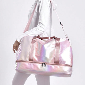 Gorgeous colorful holiday luggage travel duffel bag, large capacity fitness sports yoga bag, hospital weekend carry-on handbag