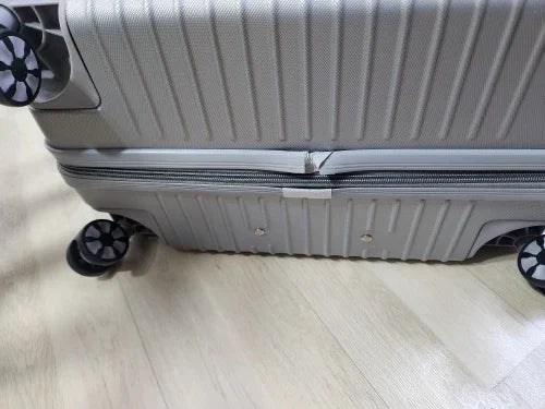 Aluminum Alloy Carry-On Luggage with Cup Holder Spinner Case