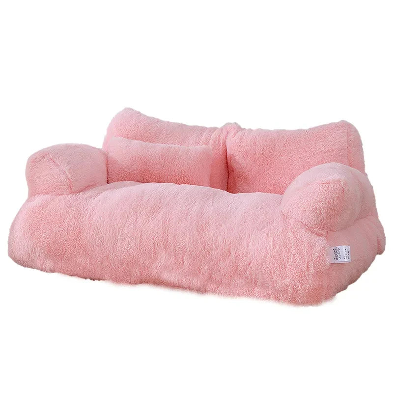 Luxury Plush Cat Sofa Bed for Cats Small Dogs