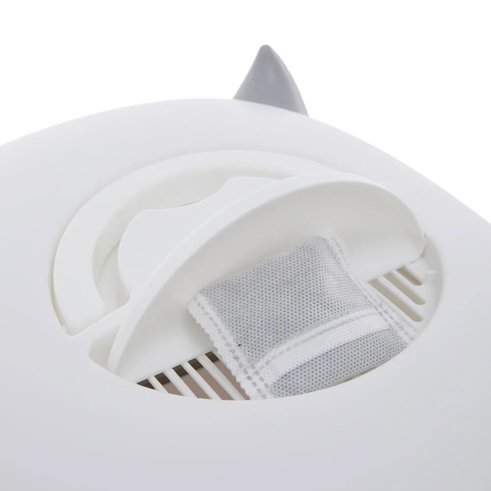 Enclosed Cat Litter Box with Drawer and Scoop