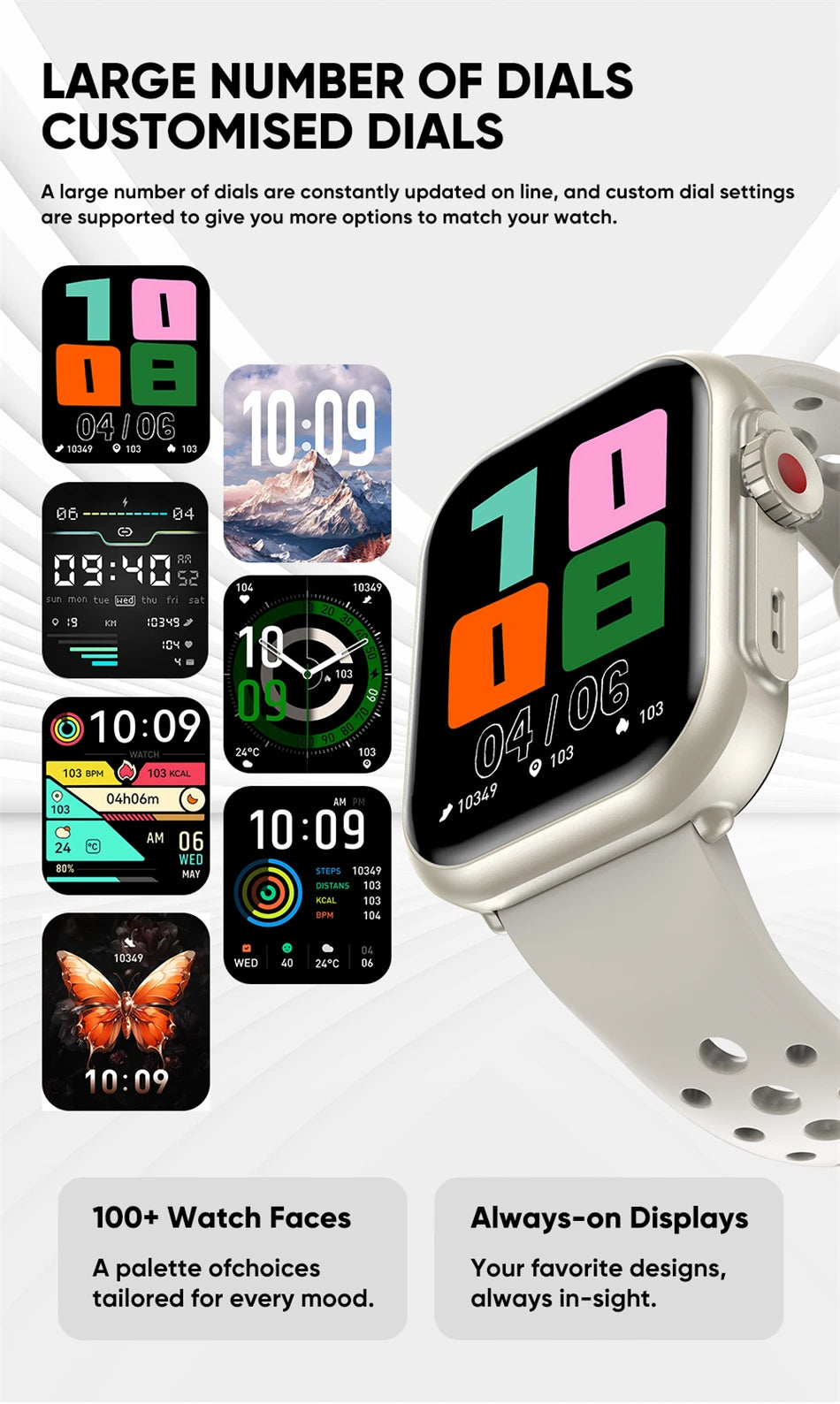 AMOLED Smart Watch with Bluetooth Call & GPS