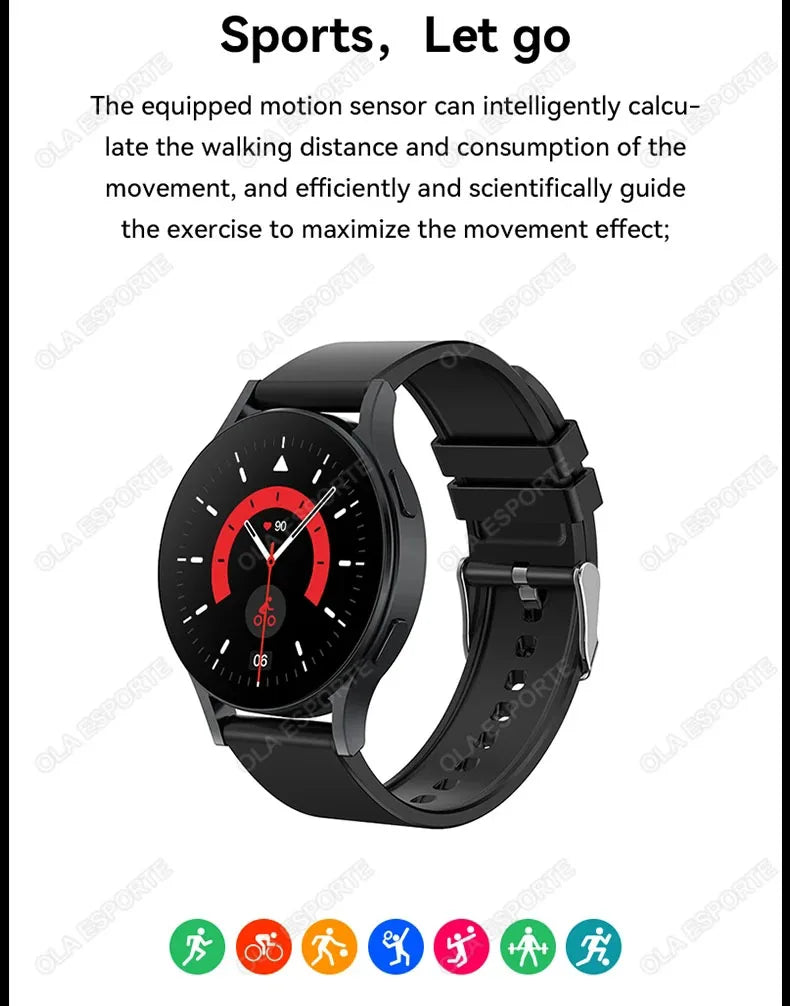 Smartwatch with Bluetooth Call & Fitness Tracker
