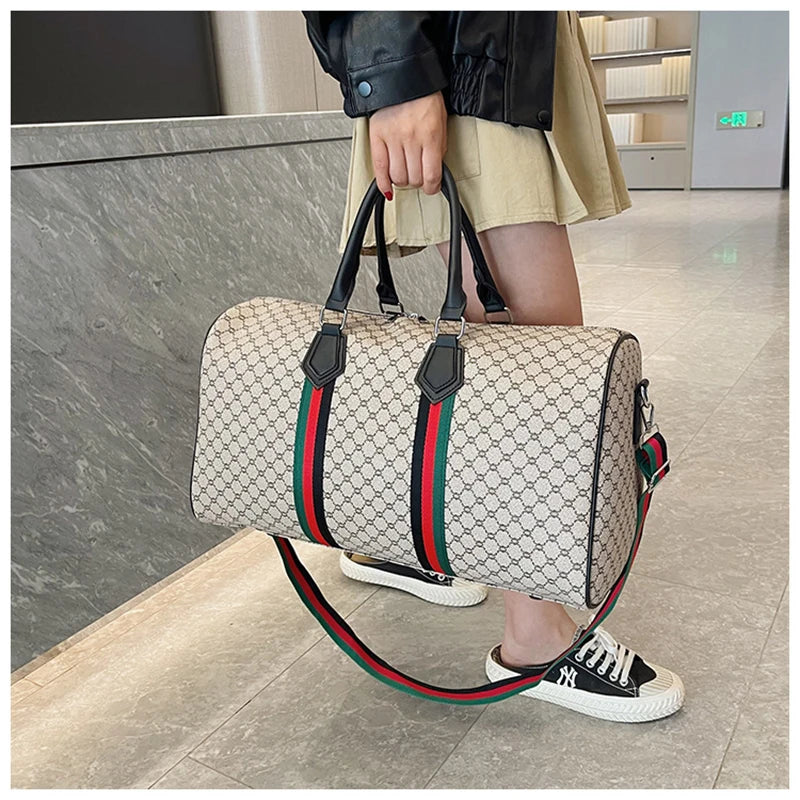Women's Bag Travel Duffle Totes Gym Sports Fitness Luxury Business Large Capacity Casual Luggage Handbag Outdoor Weekend Bag