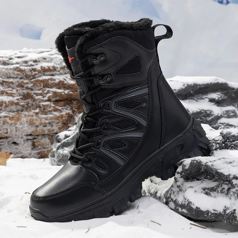 Men’s Waterproof EVA Rain Boots – Non-Slip Winter Snow Shoes