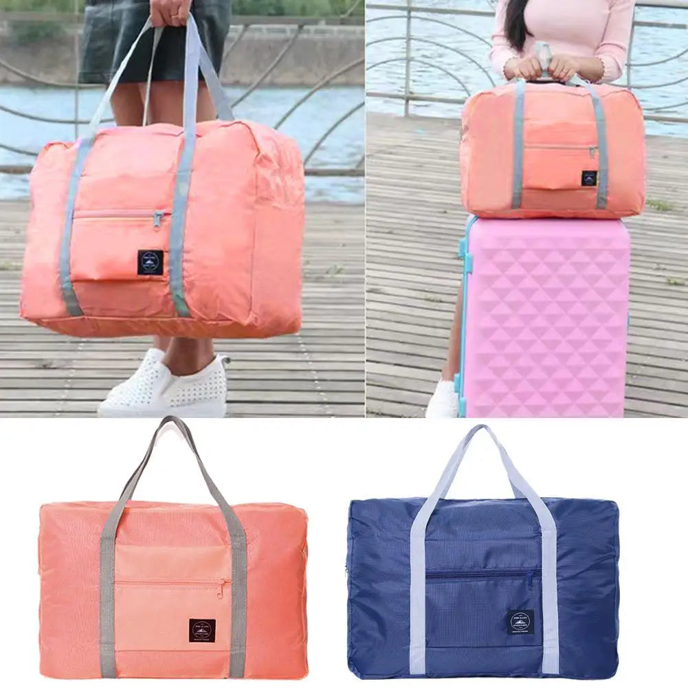 Travel Bag Folding Travel Storage Bag Travel Storage Bags Boarding Luggage Clothes Handbags Picnic Move House Large Handbag