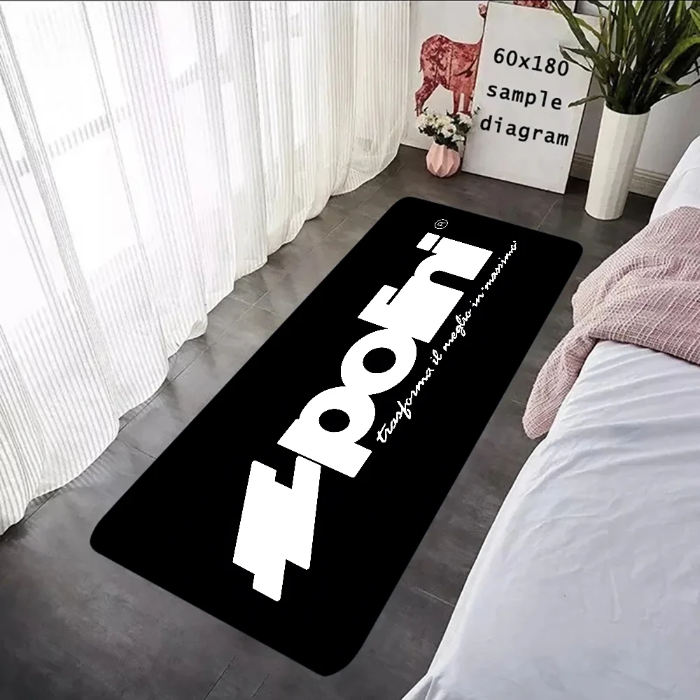 P-Polini Scooter Racer Floor Mat – Non-Slip Flannel Rug