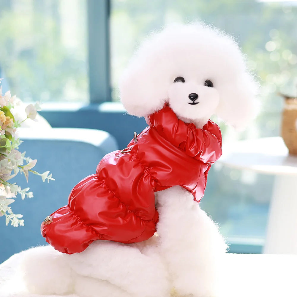 Winter Padded Dog Coat Warm Vest Small Dogs