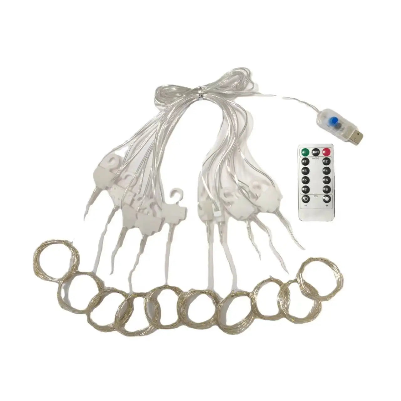 christmas lights decorations lamp holiday lighting USB Holiday Curtain Garland Lamp fairy lights lights decoration led light