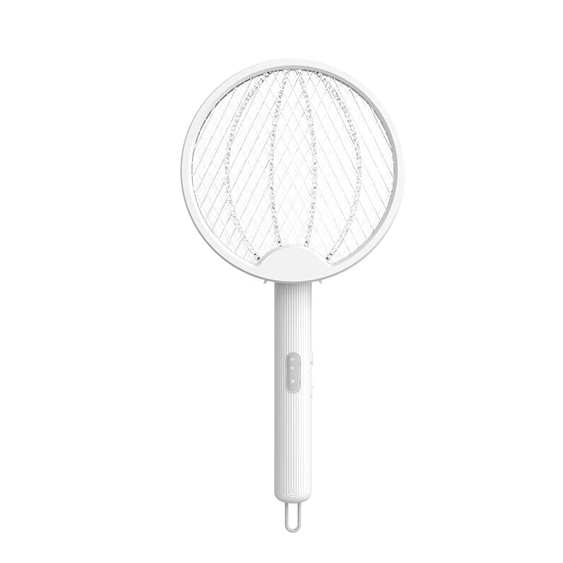 3 in 1 Foldable USB Rechargeable 3000V Mosquito Fly Swatter UV Trap LED Dual Switch Safe Grid 0° Wall Stick Bug Zapper