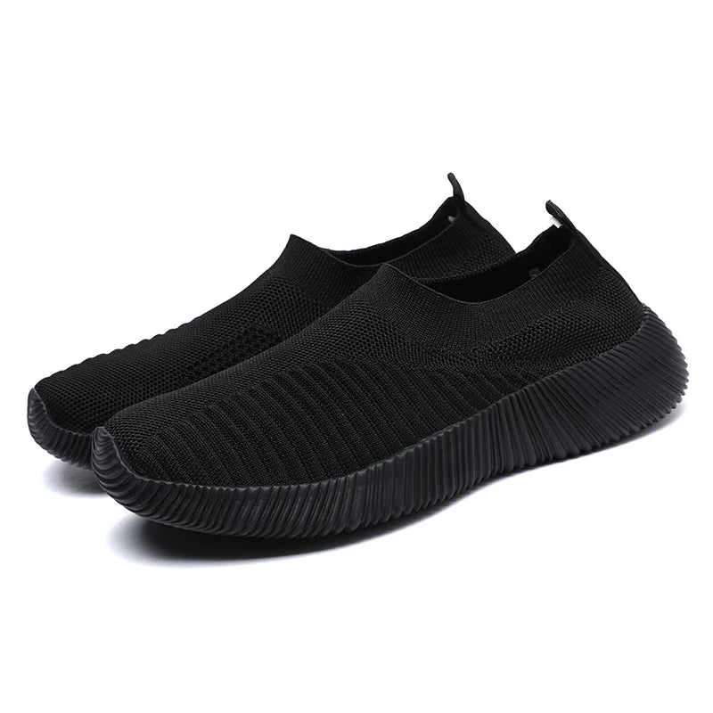 Women’s Slip-On Vulcanized Sneakers Lightweight Flats