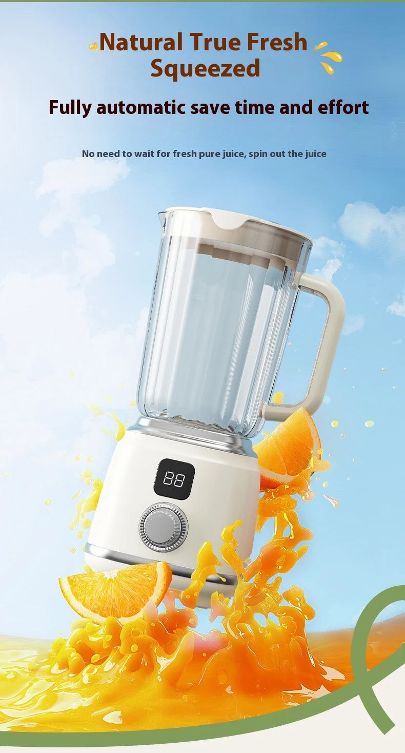 Portable Rechargeable Juicer Blender USB 2 in 1 Fruit Juice Extractor Quiet Operation for Travel Outdoor Baby Food Smoothie