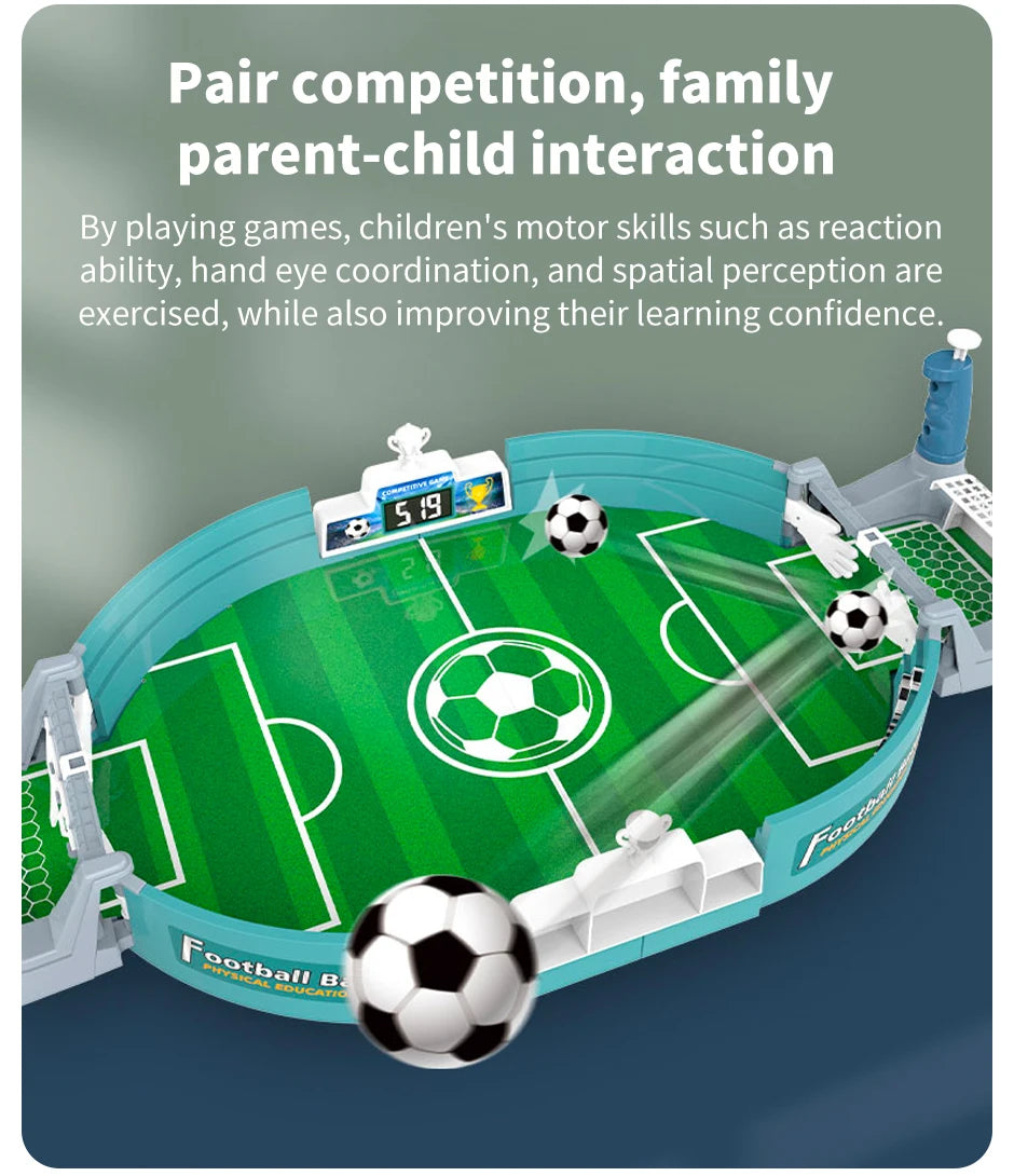 Children's Soccer Sport Toys Table Football Sets Family Party Ball Games Interactive Indoor Outdoor Educational Toy for Boys