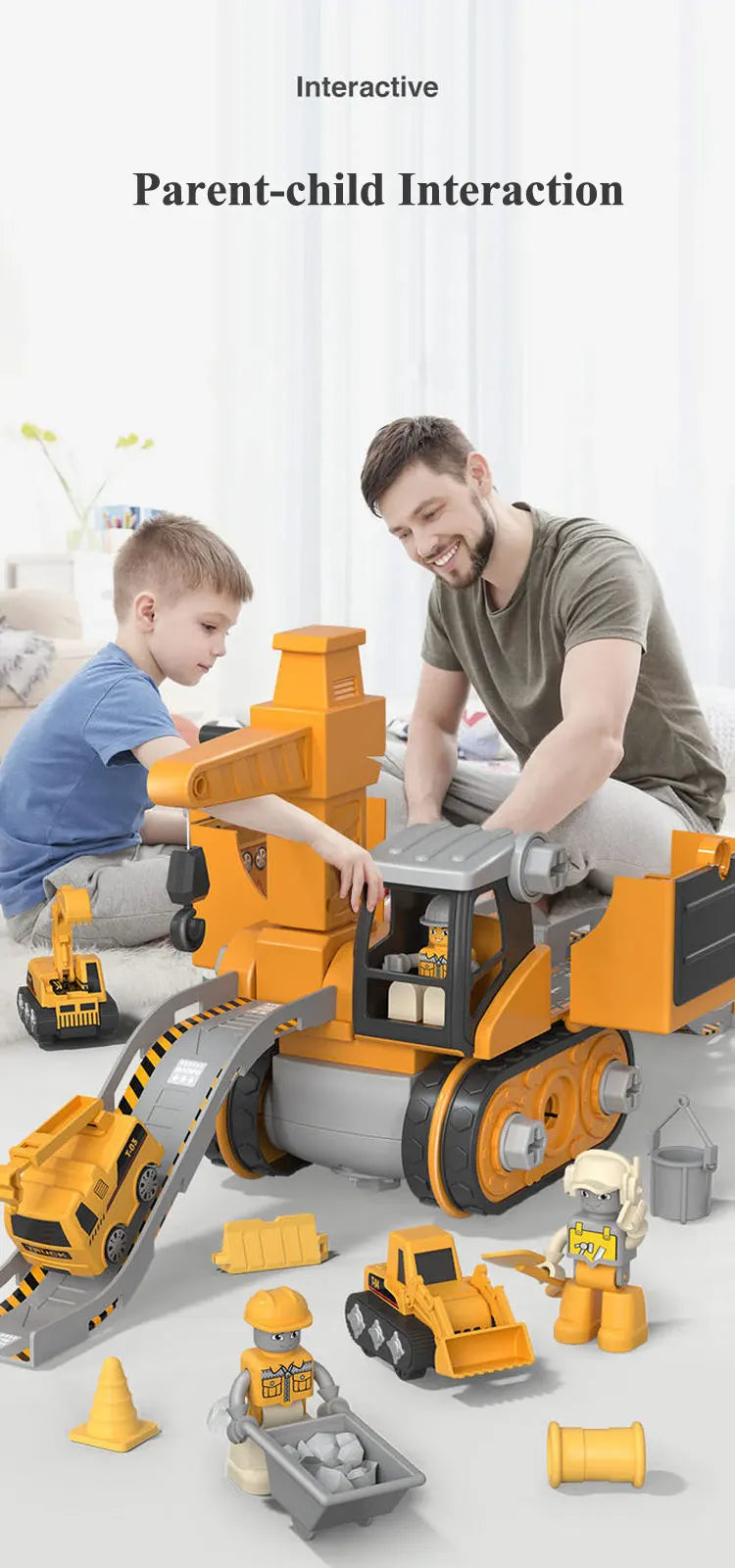 Kids Engineering Vehicle Electric Drill Tool Toys Match Children Educational Assembled Sets Tools For Boys Nut Building Gift