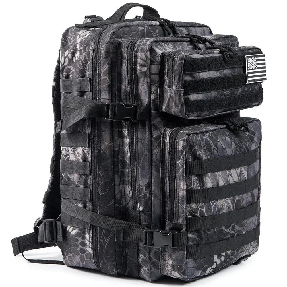 45L Tactical Backpack for Hiking & Outdoor Gear