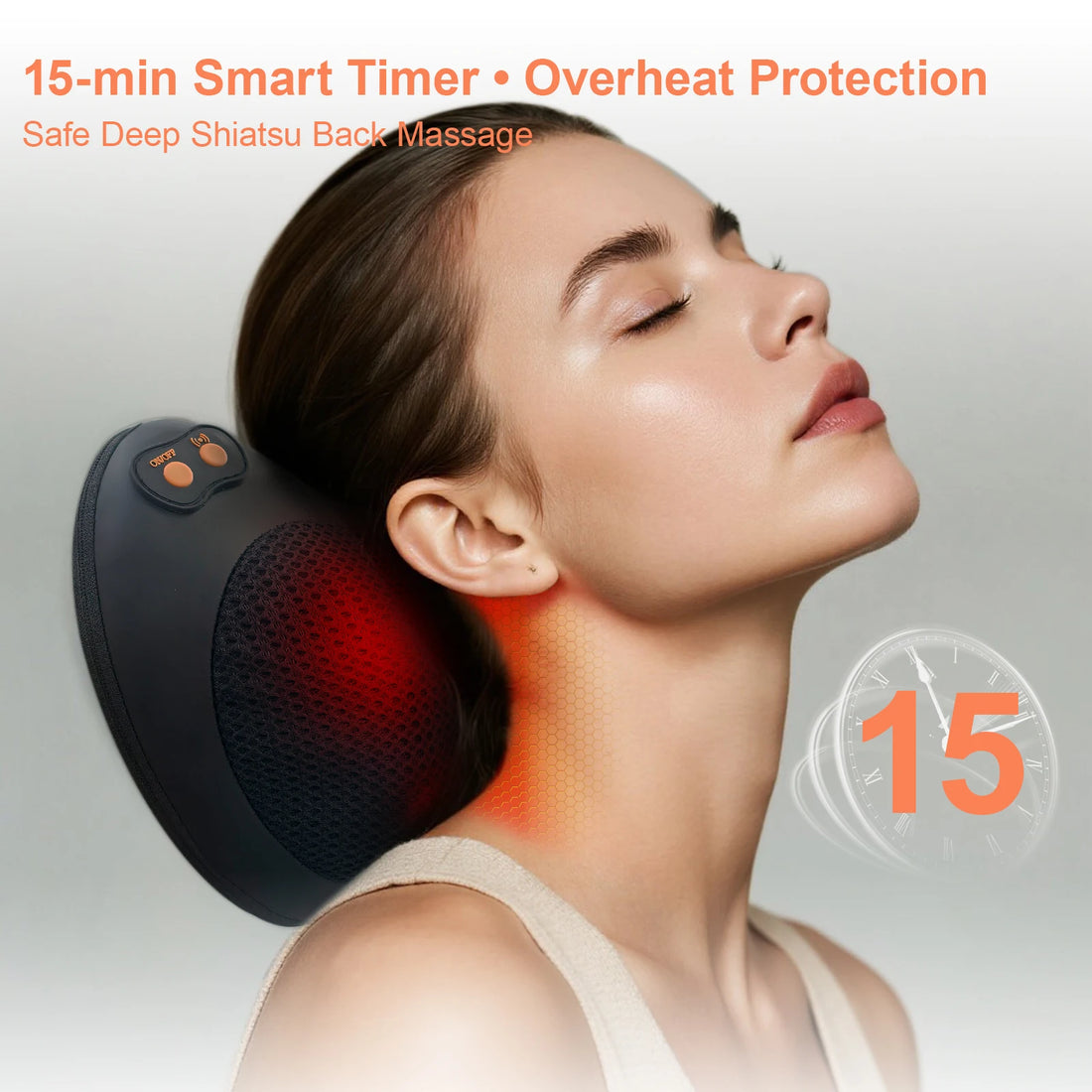 Electric Trapezius Massage Pillow for Neck & Shoulder Relief