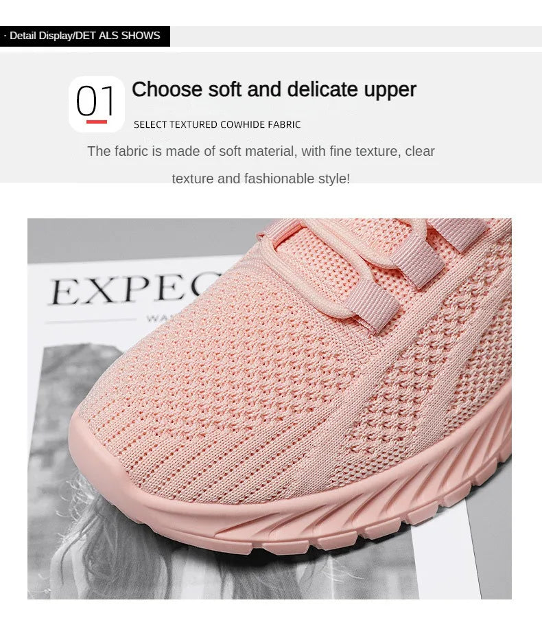 Women’s Breathable Mesh Sneakers Lightweight Summer Shoes