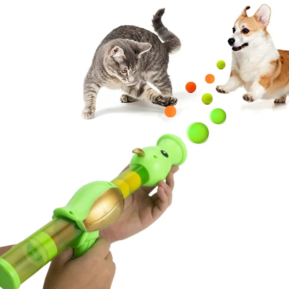 Interactive Cat Toy Ball Launcher – Safe Fun Pet Play