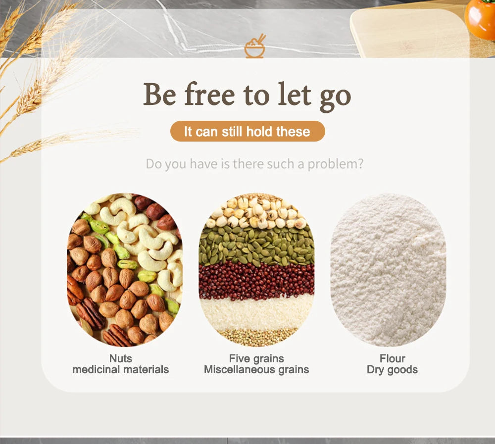 Insect Proof Moisture Proof Rice Box Grain Sealed Jar Kitchen Container 5/10KG Storage Kitchen Container Storage Box with Lid