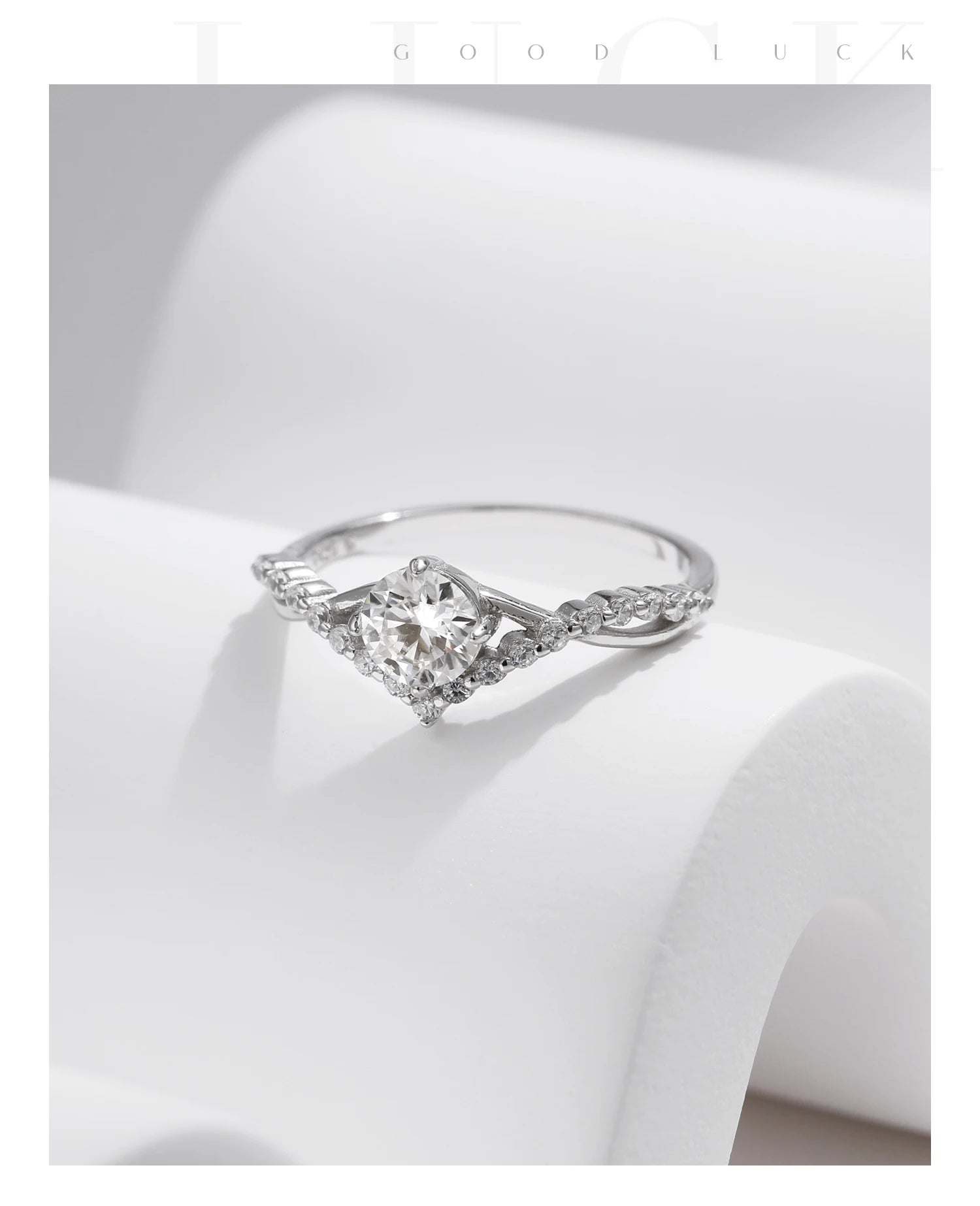 MODIAN Crown D Color Moissanite Ring Delicate Lab Diamond Ring 925 Sterling Silver For Women Wedding Engagement Jewelry