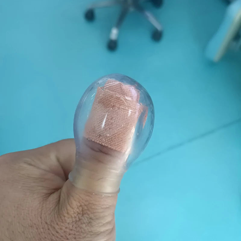 Soak Potion Waterproof Finger Cots Wound Protective Cover For Toe And Finger Injuries Shower Foot Care Tool For Men And Women