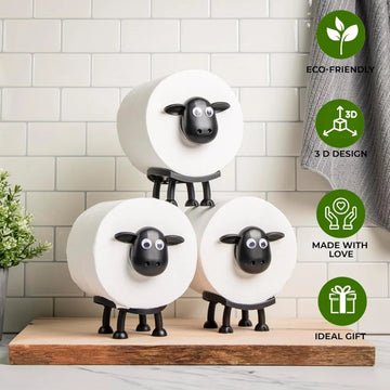 Tissue Holder，Toilet Bedroom Living Room and Kitchen Available，Interesting Sheep Toilet Paper Holder Home Roll Paper Ho