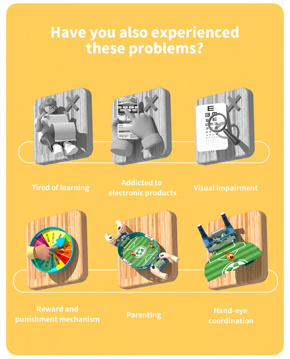 Children's Soccer Sport Toys Table Football Sets Family Party Ball Games Interactive Indoor Outdoor Educational Toy for Boys