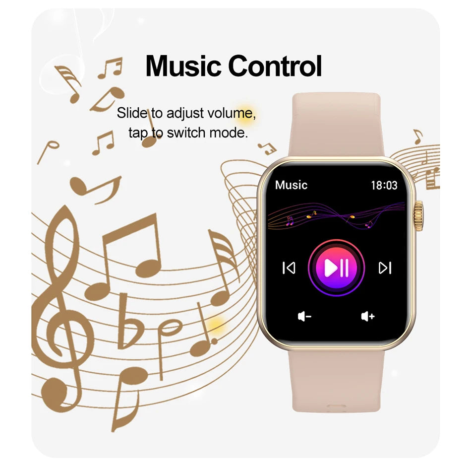 Bluetooth Call Smartwatch with Heart Rate