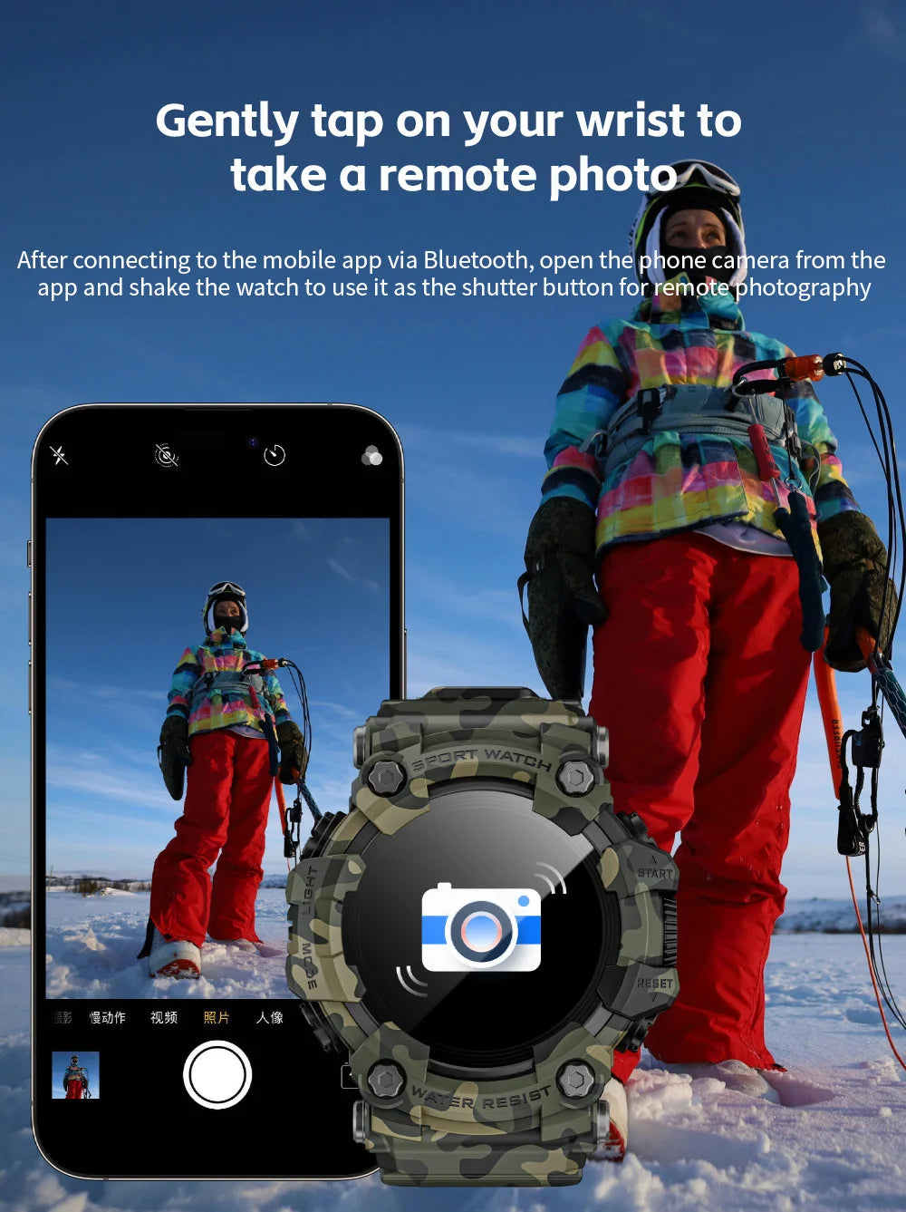 Fitness Smart Watch for Men with Heart Rate