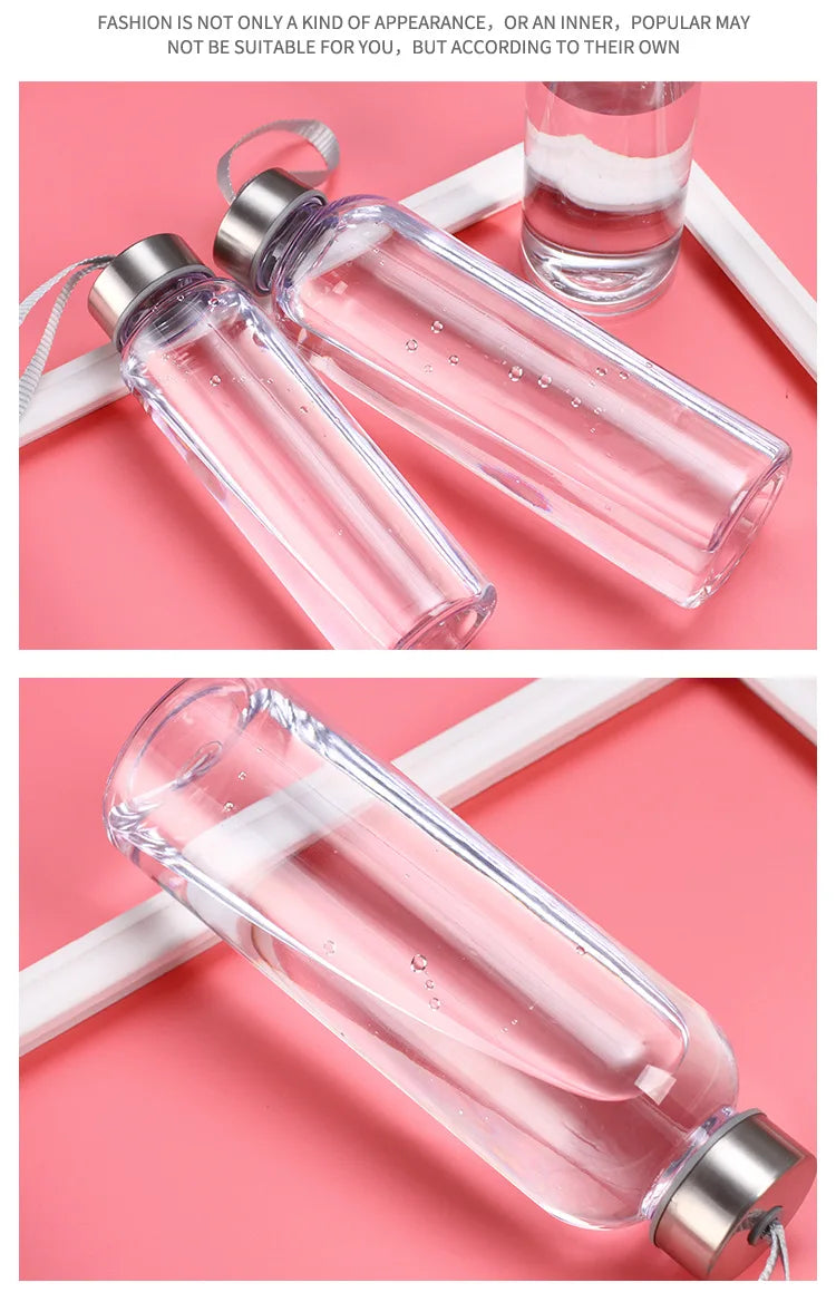 Sports Water Bottles Portable 550ML Personalized Outdoor Safety Plastic Drinking Cup Business Use Birth Gift Customized Logo