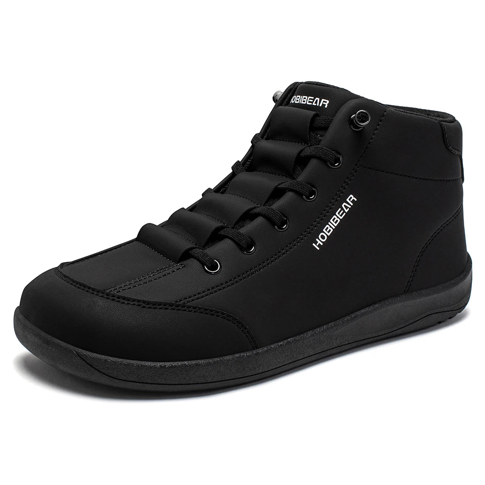 HOBIBEAR Mid-Top Barefoot Shoes – Wide Toe Non-Slip Casual Outdoor Sneakers