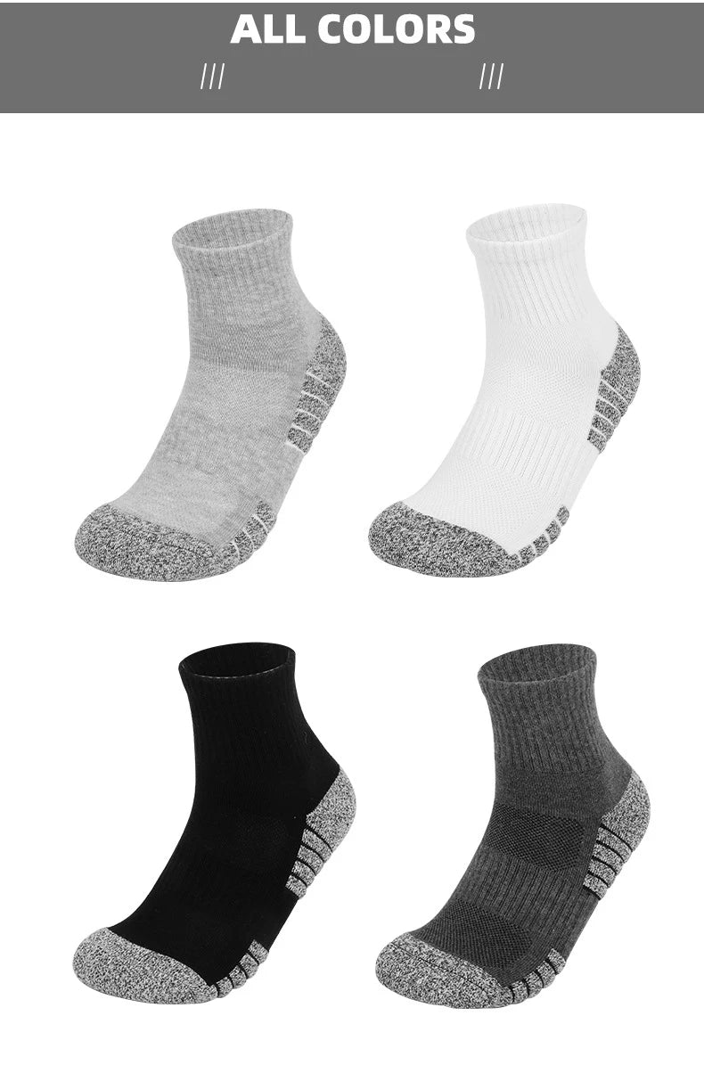6-Pack Thick Cushioned Hiking & Running Socks