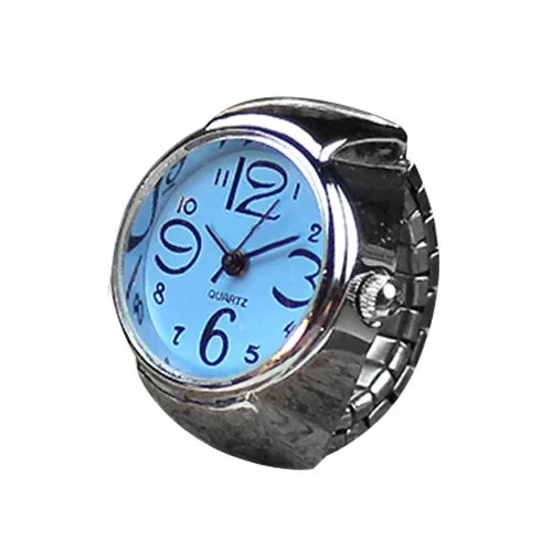 Fashion Rings Finger Watches for Women Men 2025 Fashion Party Quartz Watches Unisex Couple Rings Jewelry Gifts