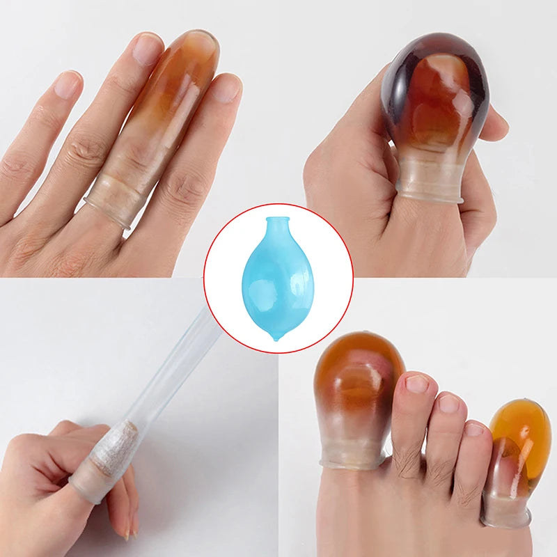 Soak Potion Waterproof Finger Cots Wound Protective Cover For Toe And Finger Injuries Shower Foot Care Tool For Men And Women