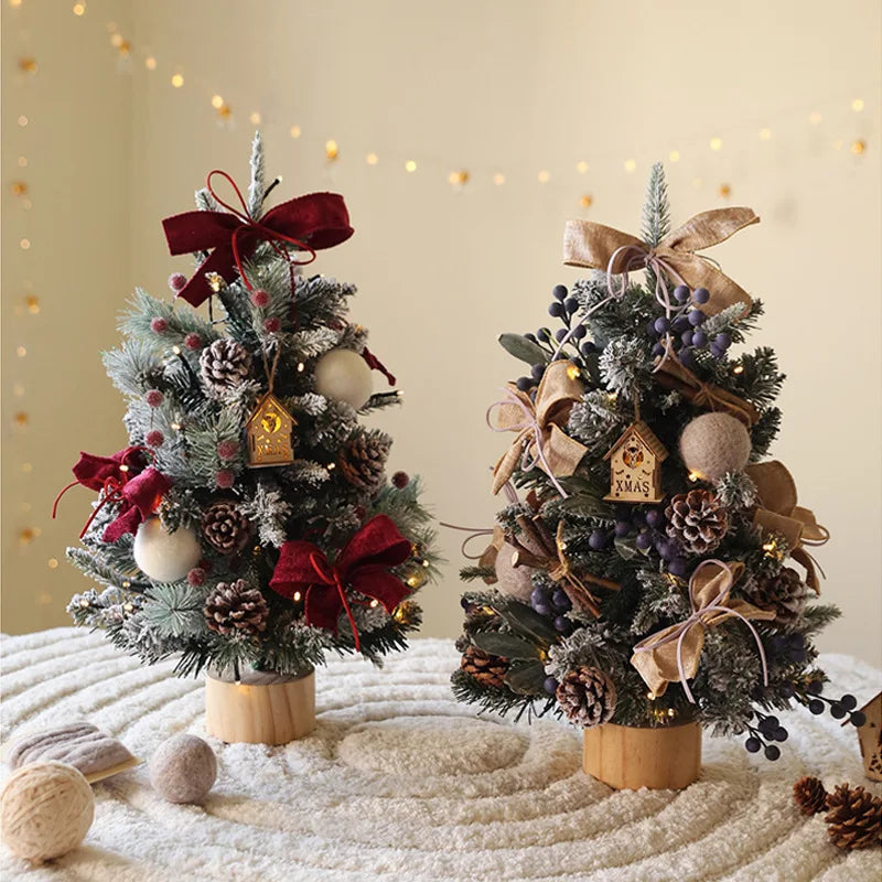 Popular Christmas Decorations DIY Small Christmas Tree 45/60CM Desktop Christmas Tree Ornament Window Decoration