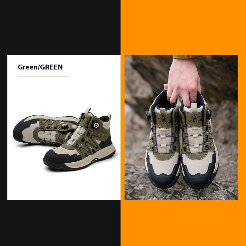 Men’s Steel Toe Safety Boots – Waterproof Anti-Smash Work Shoes