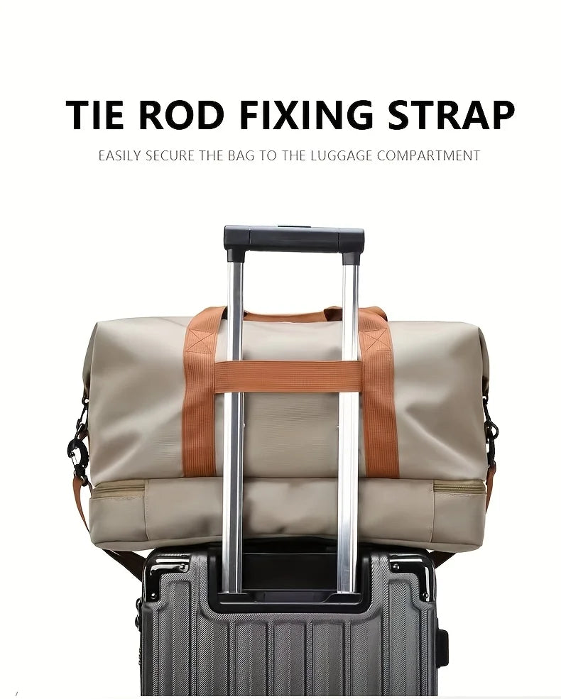 Large Capacity Luggage Bag, A Good Helper for Travel and Boarding Storage, Fashionable and Practical At The Same Time