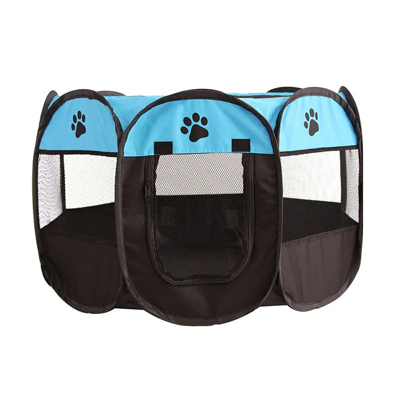 Foldable Pet Playpen Tent for Cats & Dogs
