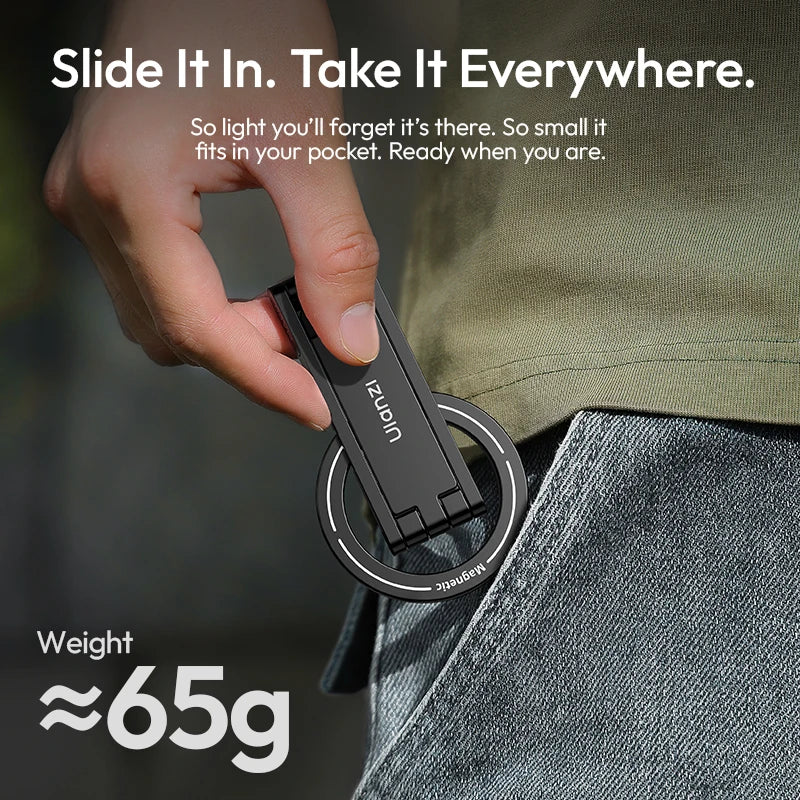 Ulanzi MA60 Foldable Magnetic Phone Tripod – Desktop Vlog Stand