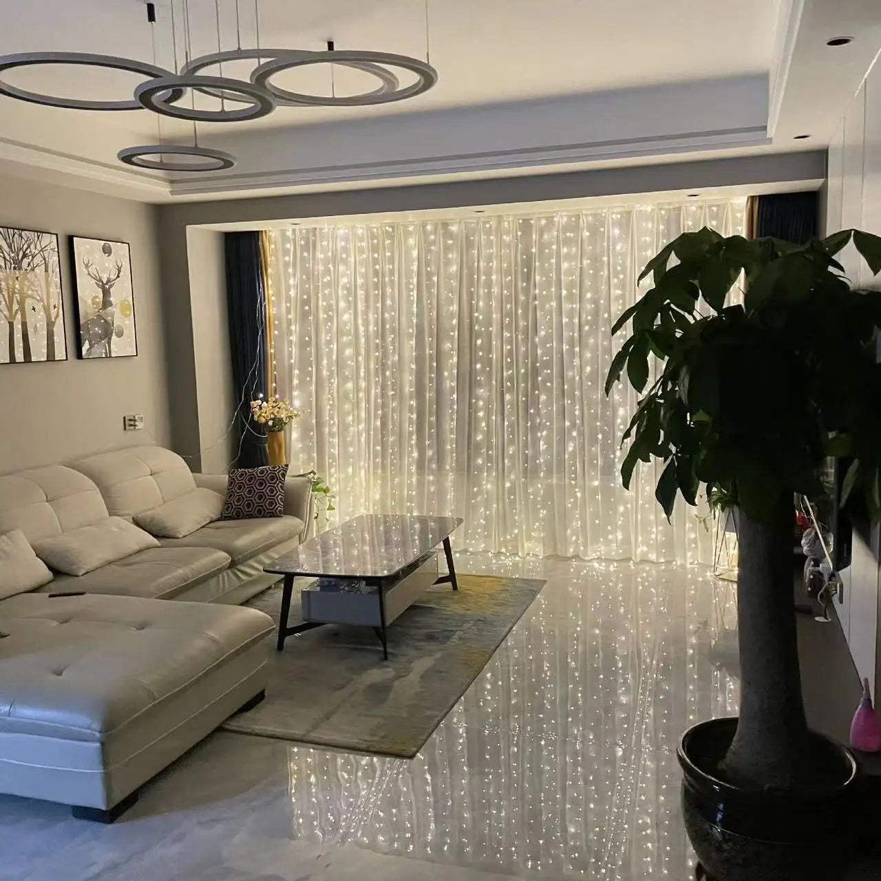 christmas lights decorations lamp holiday lighting USB Holiday Curtain Garland Lamp fairy lights lights decoration led light