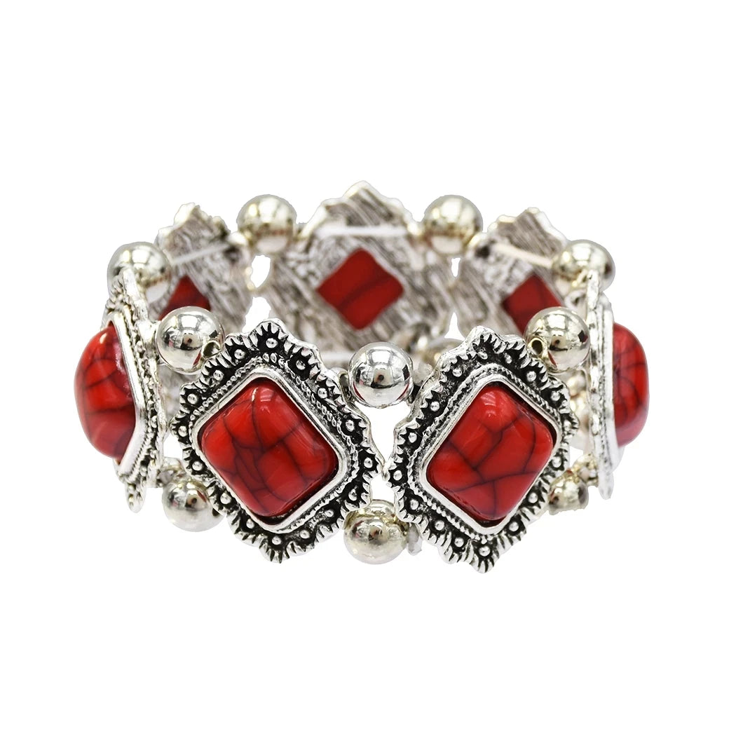 Gypsy Bohemian Coin Bracelets for Women Metal Vintage Flower Statement Bracelets Festival Turkish Beach Jewelry Tribal Ethnic