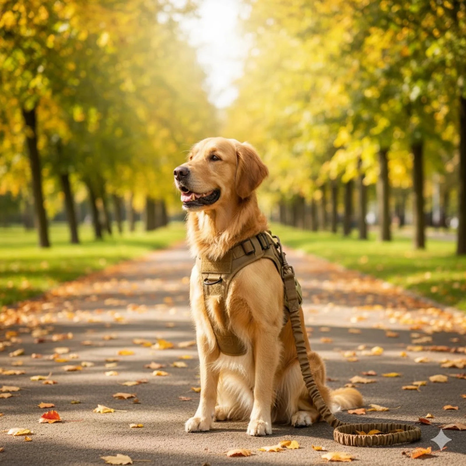 Tactical Dog Harness Leash Set with Control Handle