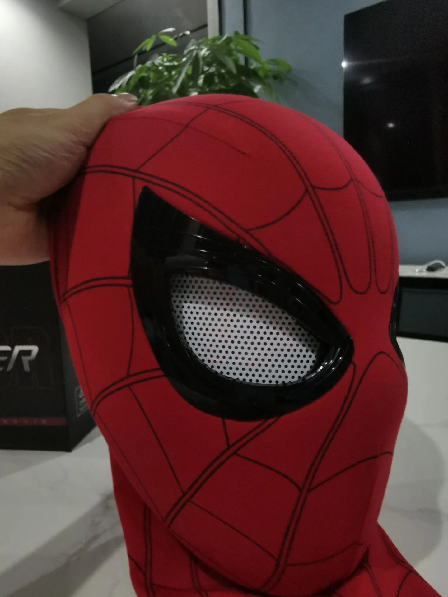 New Spider-man:no Way Home Spider Man Mask Luxury Helmet Rechargeable Remote Eyes Movable Mask Cosplay Decoration Gift Toys