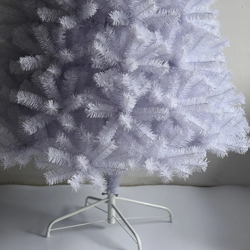Christmas Tree  PVC Artificial White Indoor and Outdoor Party Decoration with Metal Stand Encryption Xmax Tree 0.9 1.2 1.5 1.8m