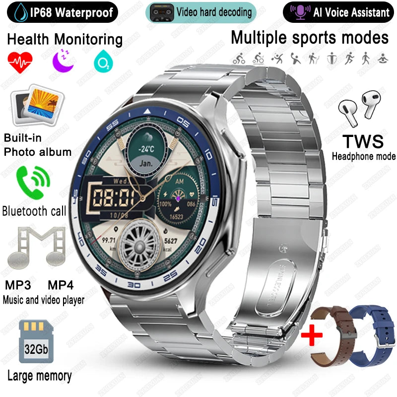Watch X AMOLED Smart Watch with 32GB & Bluetooth Call