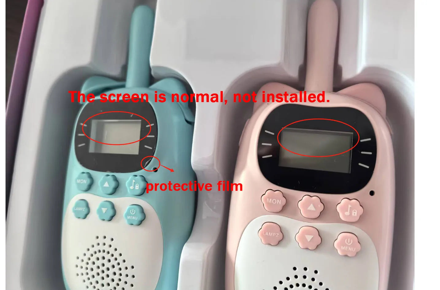 Kids Walkie Talkie 2PCS Electronic Toys Children Spy Gadgets Baby Radio Phone 3km Range Christmas Birthday Gift For Boys Girls