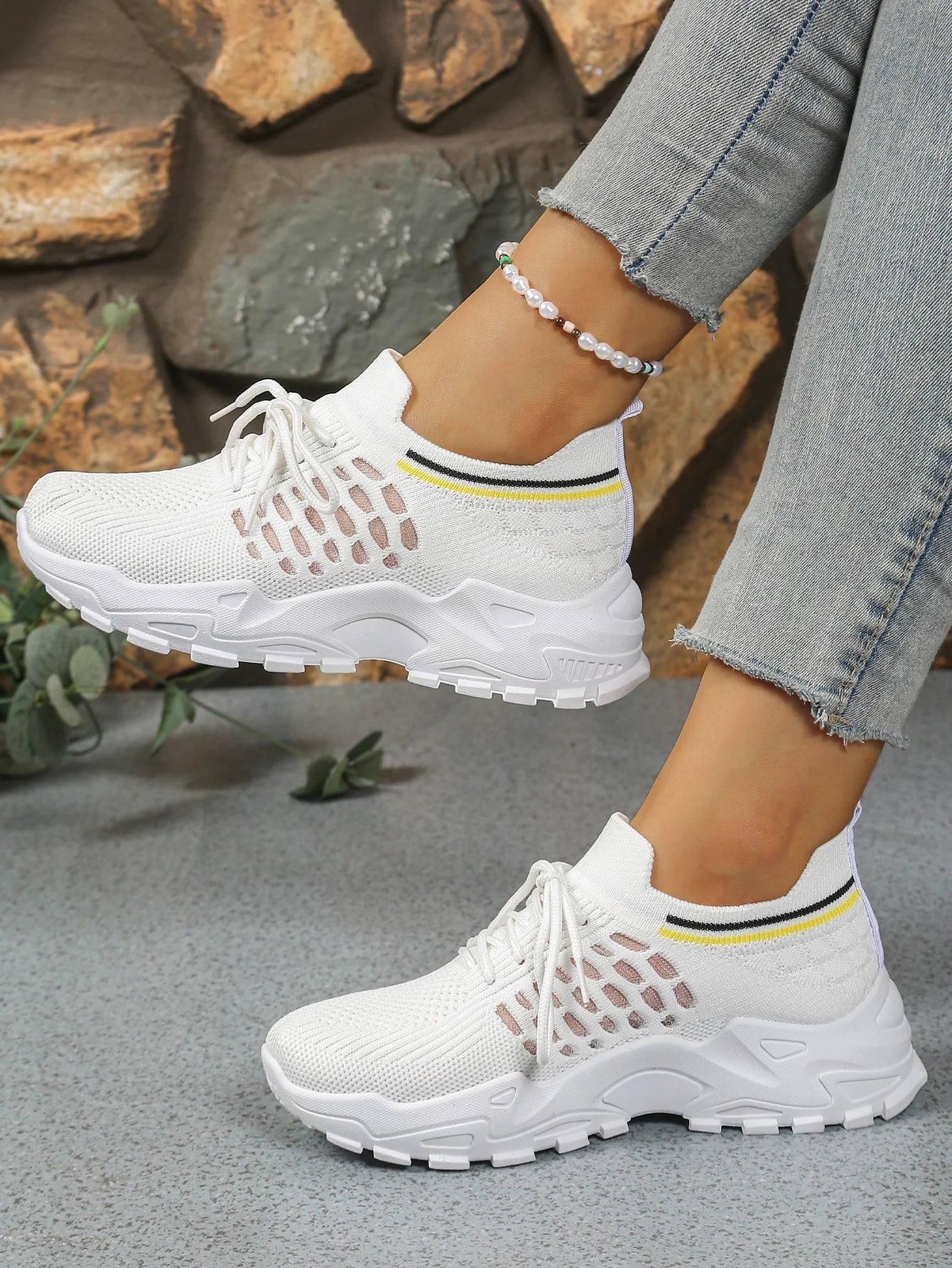 Women’s Leopard Print Slip-On Sneakers – Lightweight Canvas