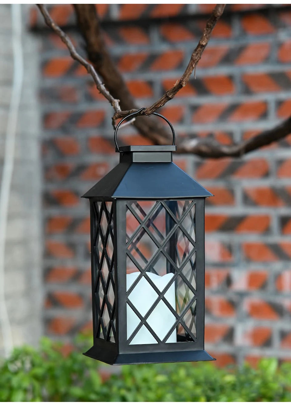 Garden Solar Palace Lantern Led Light Lawn Landscape Hanging Atmosphere Candle Lamp Floor Outdoor Solar Garden Decor Lighting