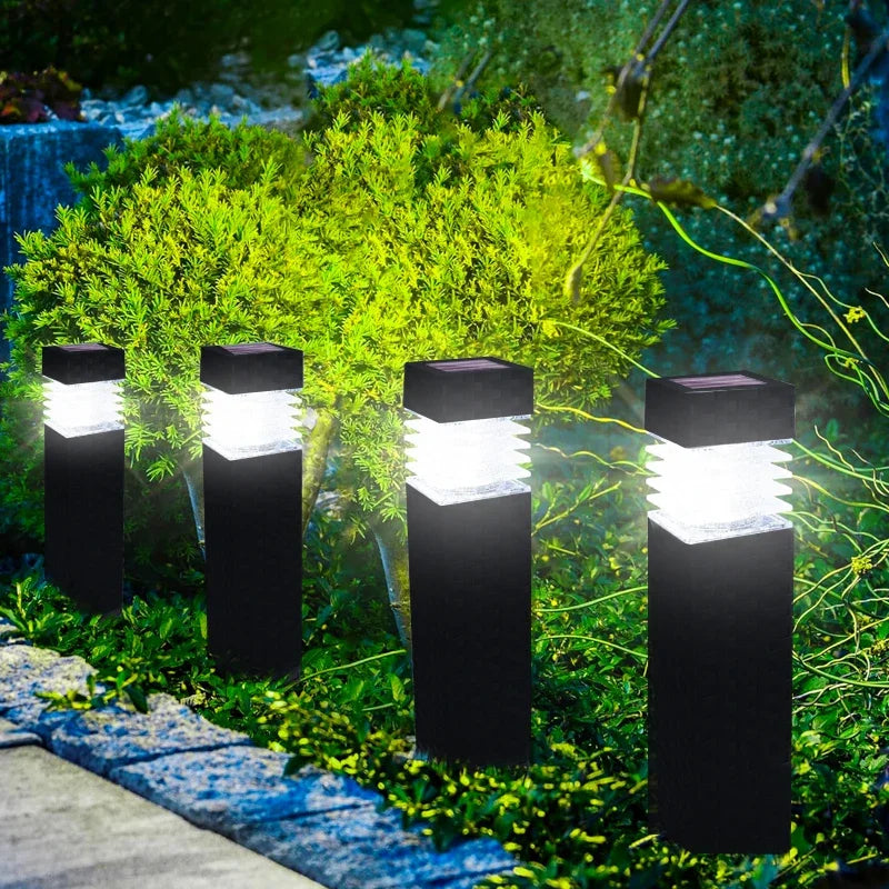 Solar Courtyard Garden Landscape Outdoor Lights Lawn Night Lights Home Yard Layout Waterproof Decorative Ground Plug Lights