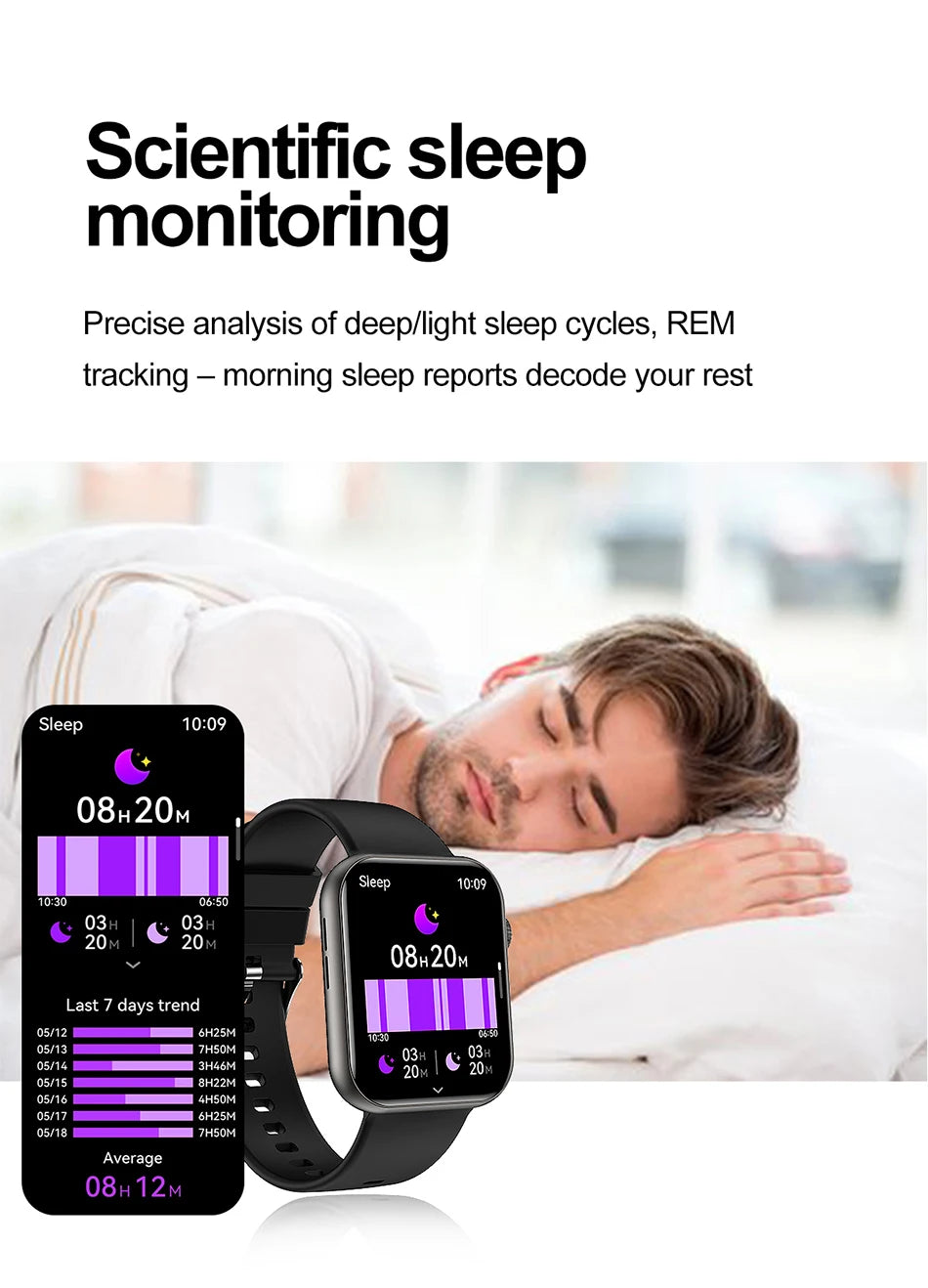 Bluetooth Call Smartwatch with Heart Rate